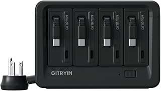 Gitryin 4 65W Type-C Retractable Wall Chargers and 8-in-1 Desktop Charging Station 1