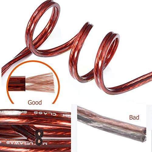 HiFi OFC Speaker Cable with Banana Plug to Y Spade Plug, 4mm Banana Plug to Fork Plug Speaker Wire Cord Jumper Cable for Speaker Amplifier -2PCS (2M) 3