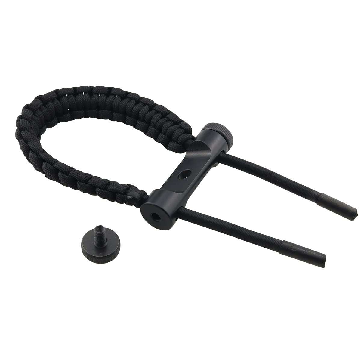 ZCZQC Bow Wrist Sling Archery Wrist Rope Black Archery Adjustable Compound Wrist Rope Bow Sling Strap 2