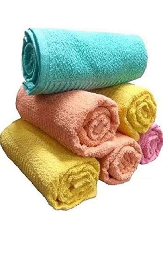 Gone TM Cotton Hand Towel 450 GSM, Multicolour Ultra Soft and Super Absorbent (Set of 6) 3