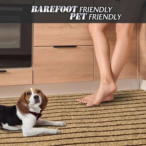 ANTPOP Runner Rug 2ft x 5ft Outdoor Indoor Runner Rugs with Rubber Backing Washable Rug Runner Carpet for Hallway Entryway Kitchen Bathroom Laundry Room Balcony Garage Patio 5