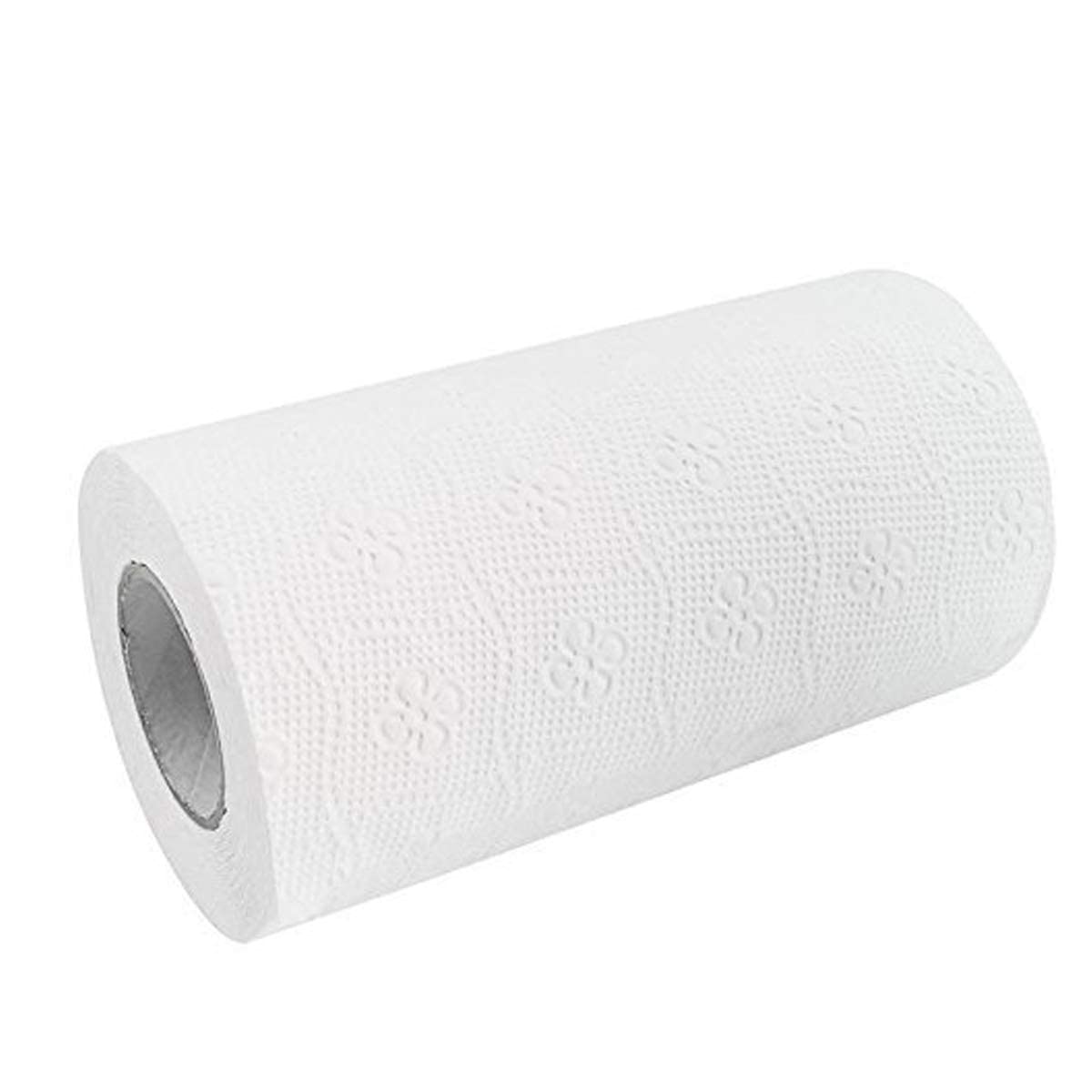 Dhwani Enterprise Kitchen Tissue Paper Towels, 100 Cuts -Pack of 6 WITH CHECK DUSTER CLOTH FREE 1