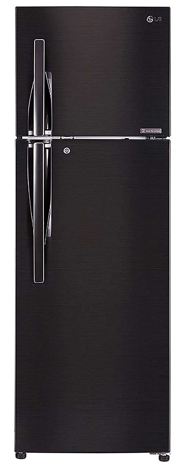 LG 335 L 3 Star with Inverter Double Door Refrigerator (GL-T372JES3, Black, Ebony Sheen, 2022 Model) 1