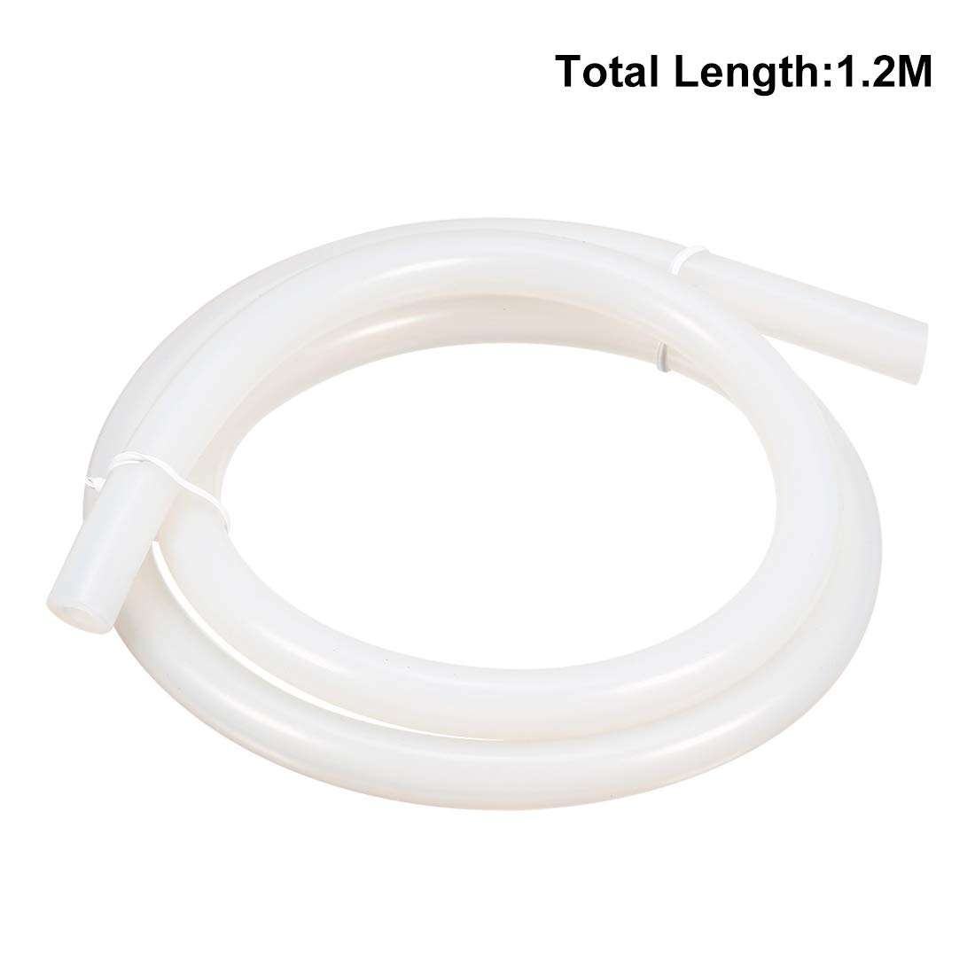 uxcell Silicone Tube 8mm ID X 13mm OD 3.9ft Flexible Silicone Rubber Tubing Water Air Hose Pipe Translucent for Pump Transfer 3