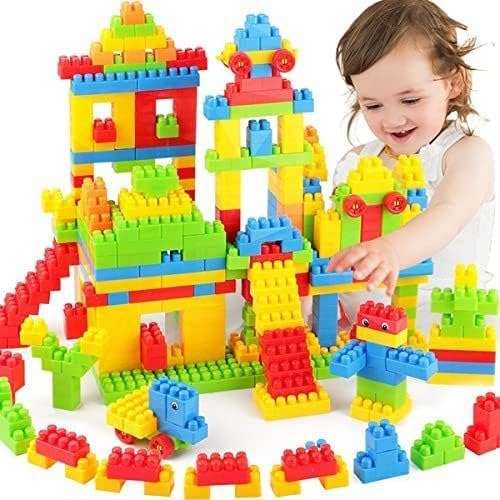 200 Pcs Building Block Toy for Kids Fun, Learning & Smart Activity Train Blocks 1