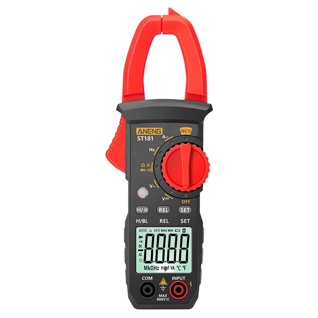 Digital Clamp Meter Multimeter Current 4000 Counts Multimeter Ammeter Voltage Tester ST181，Electrical Tester with NCV 1