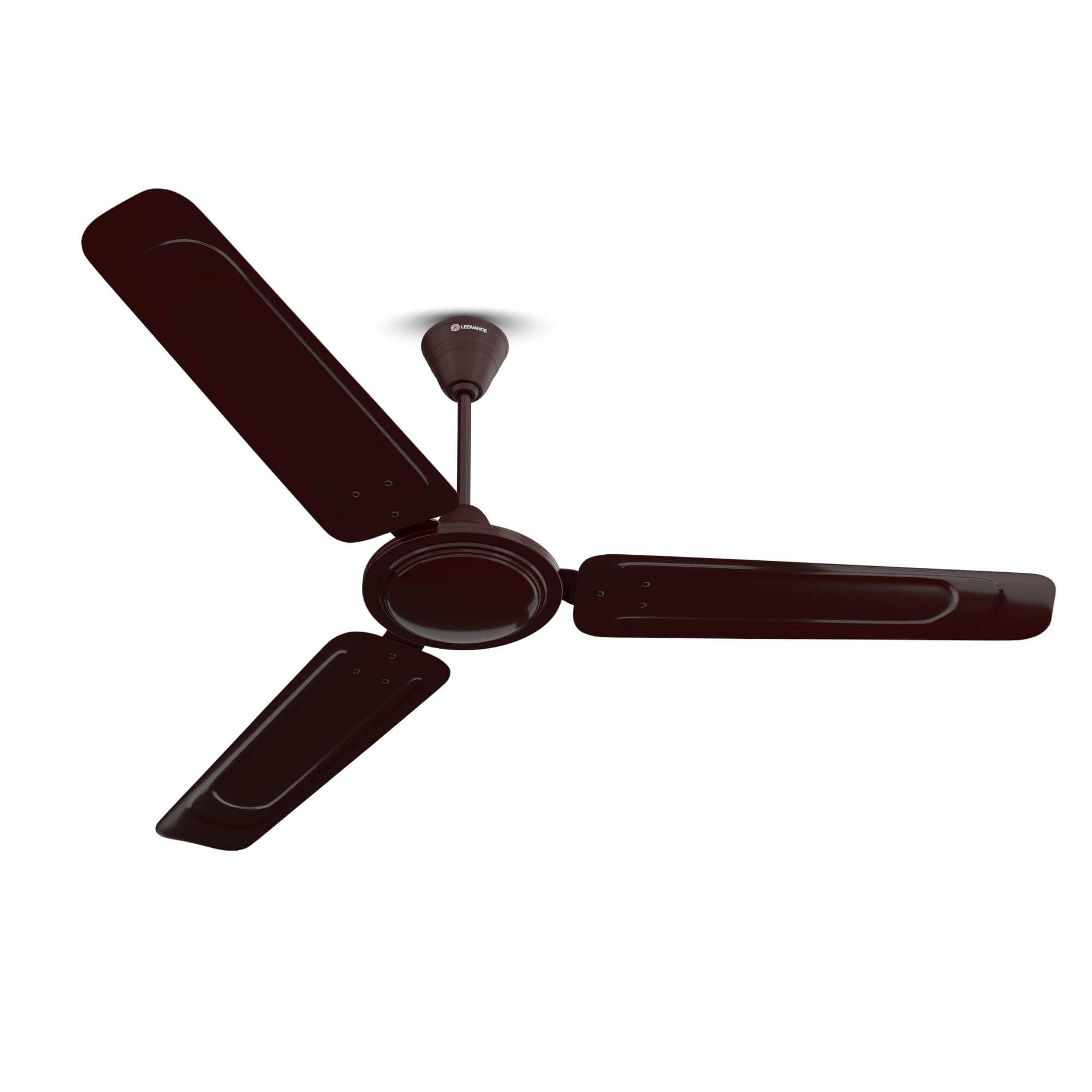 LEDVANCE Windy Ceiling Fan 1200mm | 400 RPM Speed | Low Power Consumption | Higher Air Delivery | BEE Star Rated | Heavy Motor | Suitable for Room, Schools & Offices | 2 Year Warranty - Brown 1