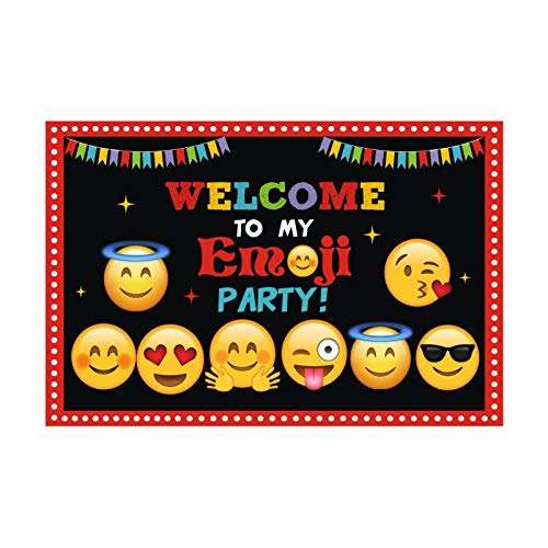Pretty UR Party Emoji Party decorations Kit - 80 pcs includes Banner, balloons, thank you, centerpiece, danglers, Emoji Party Supplies, Emoji Birthday Decor, Banner for kids, girls, Boys 6