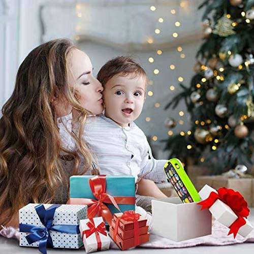 Kidpal Baby Toy Phone for 1 2 Year Old with Light, Music| My First Smartphone Toy for Baby 8M 12M 16M 24M+ Toddler Cell Phone | Educational Call & Chat Learning Play Phone Toy for Role-Play Fun 6