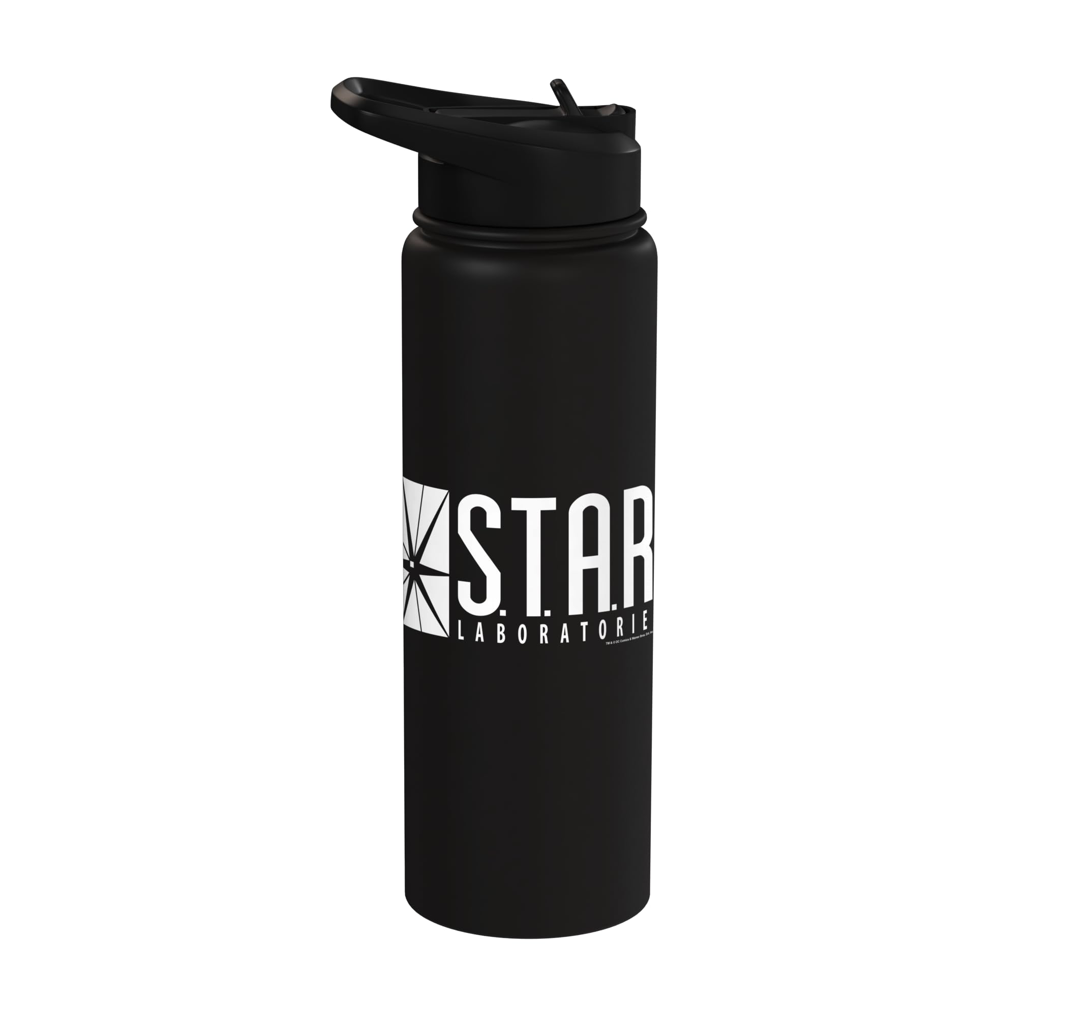 The Flash TV Series S.T.A.R. Labs Logo Stainless Steel Insulated Water Bottle