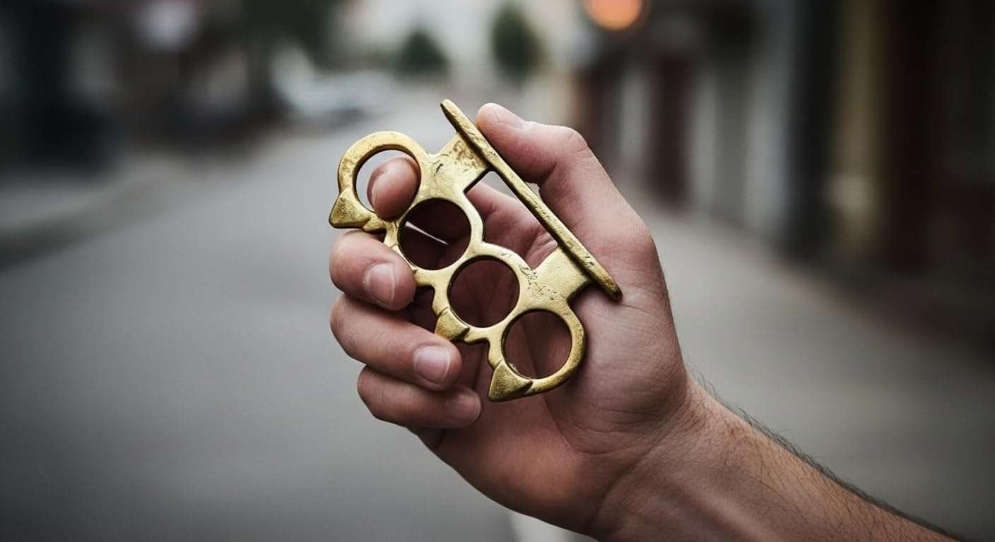 Premium Metal Knuckle Grip Bottle Opener | Heavy Duty Brass Finish Beer & Soft Drink Cap Opener | Strong Alloy Handheld Bar Tool | Durable Pocket Size Kitchen & Party Accessory 3