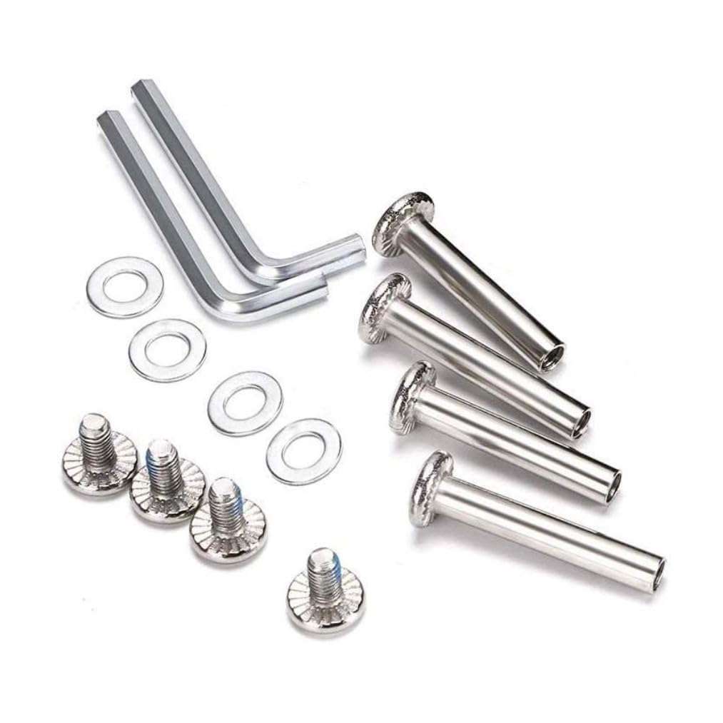 OD 15/64" (6mm) Shaft Hex Socket Screw Inline Skate Wheel Roller Blades Replacement Skate Wheel Axles Repair kit w/Installation Tools (35mm/1.37in) 1