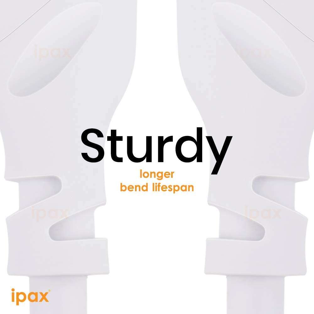 IPAX 15ft Long White High Speed HDMI 2.0 Cable with Ethernet 3D 4K@60Hz Ultra HD UHD Laptop to TV Television Compatible with for Roku TV Asus Vivobook HP Samsung Viotek Vizio LG Sharp Fire TV Cube 4