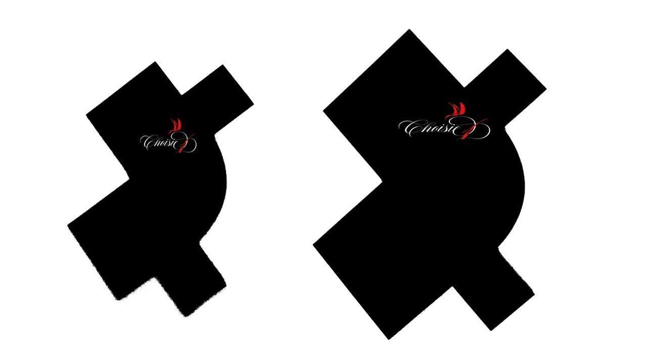 CHOISIE1 Line Me Up Barber Fill In Design Card (Pair) 1