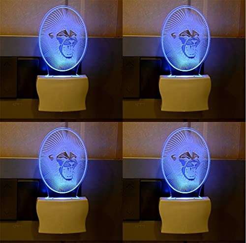 Roaring Lion 3D Illusion LED Plug & Play Wall Lamp_HY202