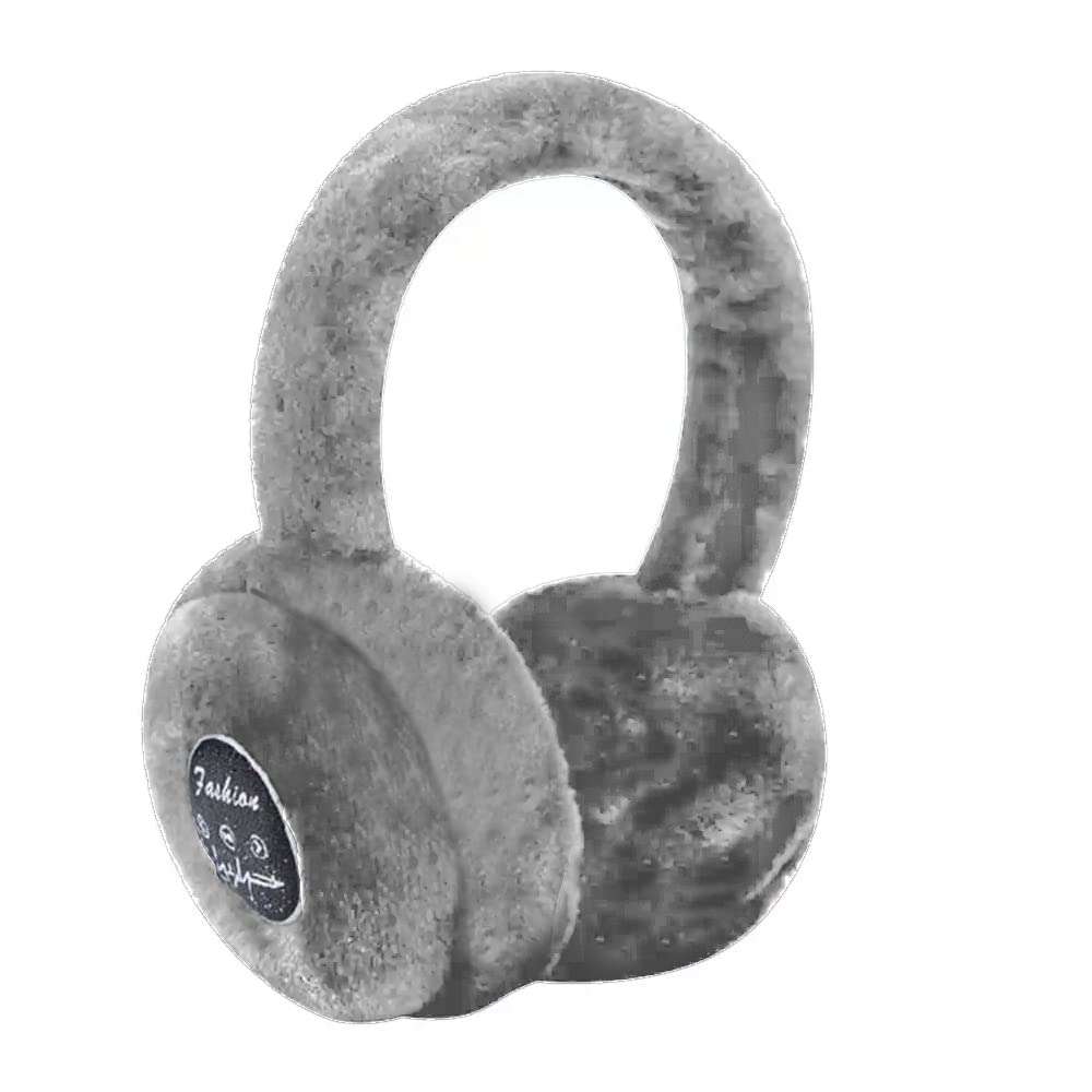 Acuvar Wireless Bluetooth 5.0 Rechargeable Over The Ear Headphone Earmuffs with Extra Soft and Warm Fabric, Microphone, Powerful Surround Stereo Bass and Passive Noise Cancelling (Grey) 1