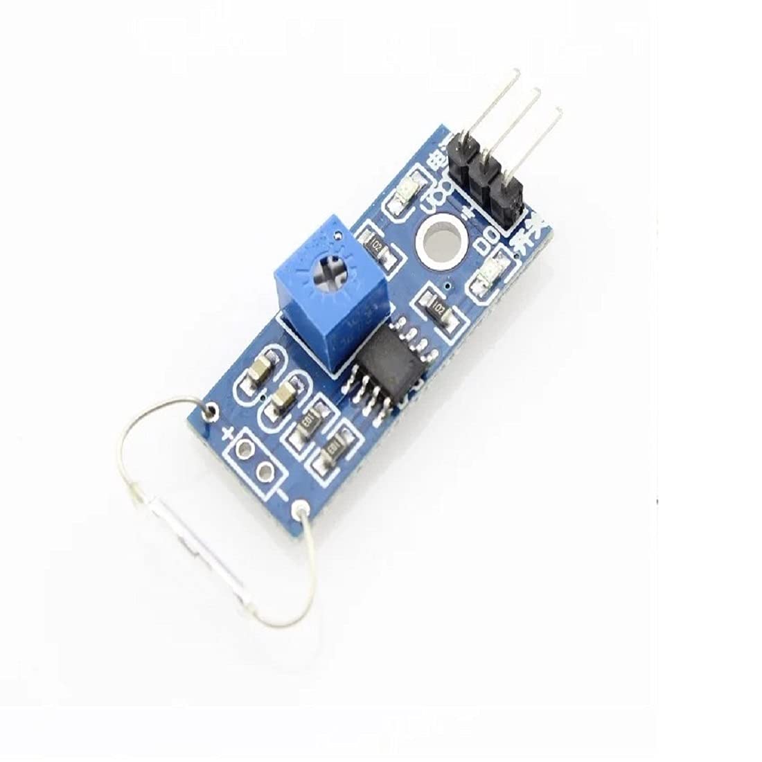 5V Magnetic Reed Switch Sensor | Reed Switch Sensor Module compatible with Arduino - Photocopiers/Washing Machines/Refrigerators/Door(1 pcs) 4