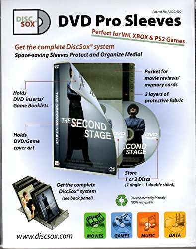 DISCSOX DVD PRO POLY DVD SLEEVES- 25Pack 1