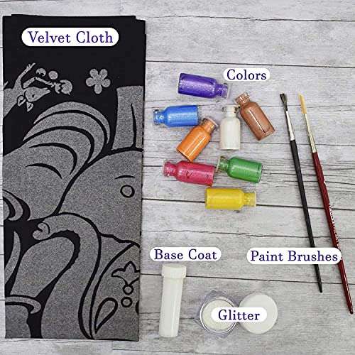 Delush Design Beautiful Emboss Painting Kit for Kids (Loving Children,Multi) 2