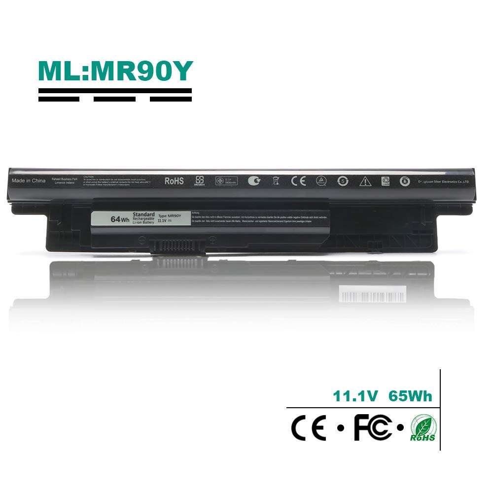 Yenyoh New MR90Y XCMRD 11.1V 65WH Laptop Battery Replacement for Dell Inspiron 17R 5737 5721 17 5748 3721 15R 5537 5521 14R 5437 14 7447 3421 Dell Latitude 3540 3440 Spare P/N 0MF69 6HY59 XRDW2 2
