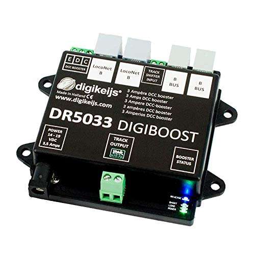 Digikeijs DR5033-ADJ DCC 3 Amp Booster ~ Works with All Brands 3