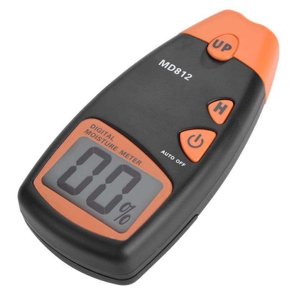 WZCUICAN Moisture Meters MD812 Digital LCD Wood Moisture Meter 2/4 Pin Wood Moisture Tester Timber Hygrometer Humidity Detector 5
