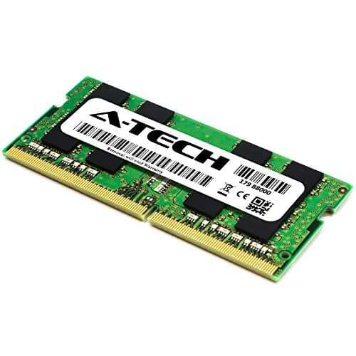 A-Tech 32GB RAM Replacement for Dell SNPNNRD4C/32G, AA538491, NNRD4, 0NNRD4 | DDR4 2666MHz PC4-21300 2Rx8 Non-ECC SODIMM Laptop & All-in-One Single Memory Module 5