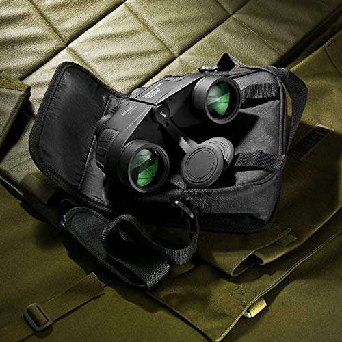 BARSKA 7x50 WP Battalion Floating Binoculars with Internal Rangefinder , Black 4