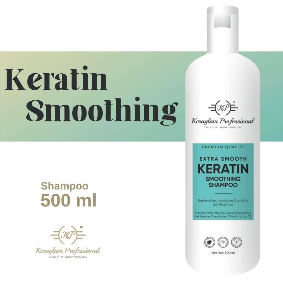 Keratin Smoothing Shampoo, Hair Care Mask, Hair Serum & SPF 50 Sunscreen Cream 3