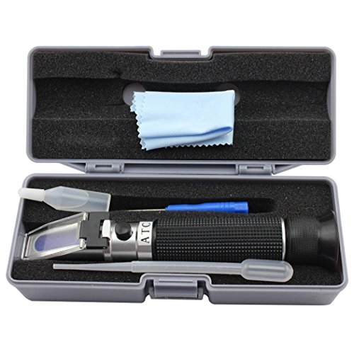 CORISRX BEST OF YOUR LIFESTYLE Dr. Marine Saltwater Marine Aquarium Salinity Portable Refractometer Meter ATC 0~10% Reef