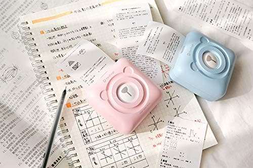 Peripage A6 Mobile Mini Photo Printer Bluetooth Wireless Journal Tutorial Post Printer with Thermal Paper Gift Free (A6 White) 5