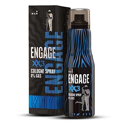 Engage XX3 Cologne No Gas Perfume for Men, Spicy and Woody Fragrance Scent, Skin Friendly Perfume for Men Long Lasting Smell, 135ml 1