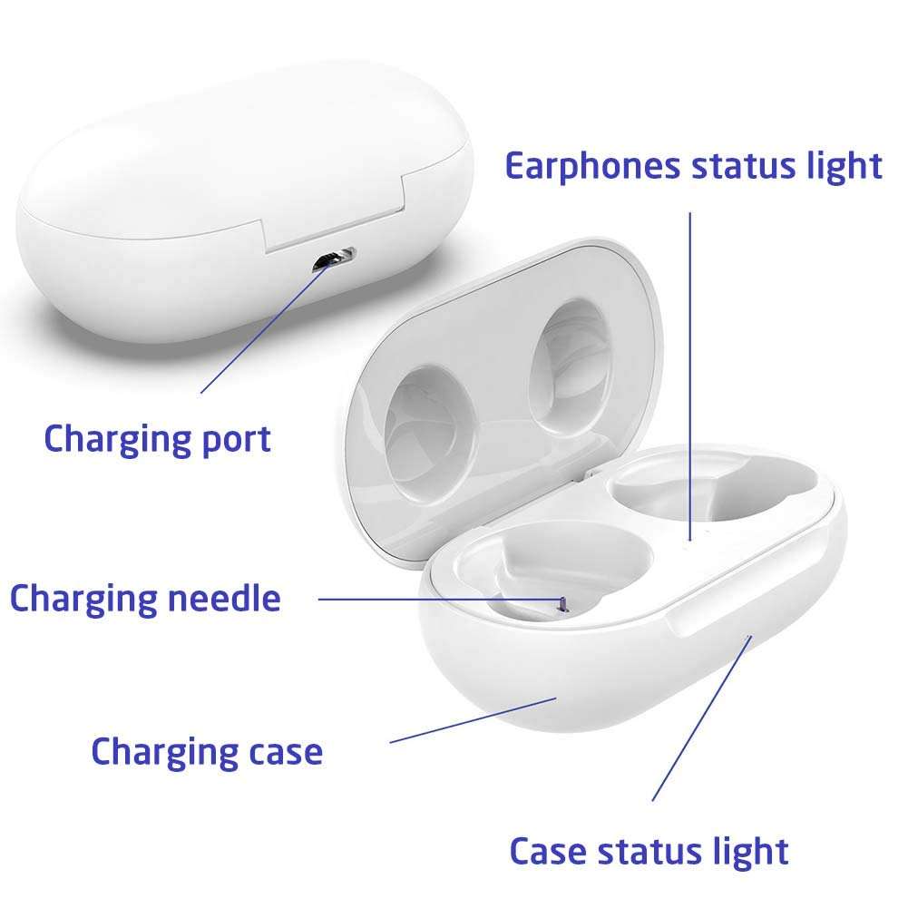 leChivée Wired Charging Case Compatible with Samsung Galaxy Buds+ Plus SM-R170, Replacement Charger Case for Samsung Galaxy Buds SM-R175 (Wired Charging Only) Earbuds not Included 3