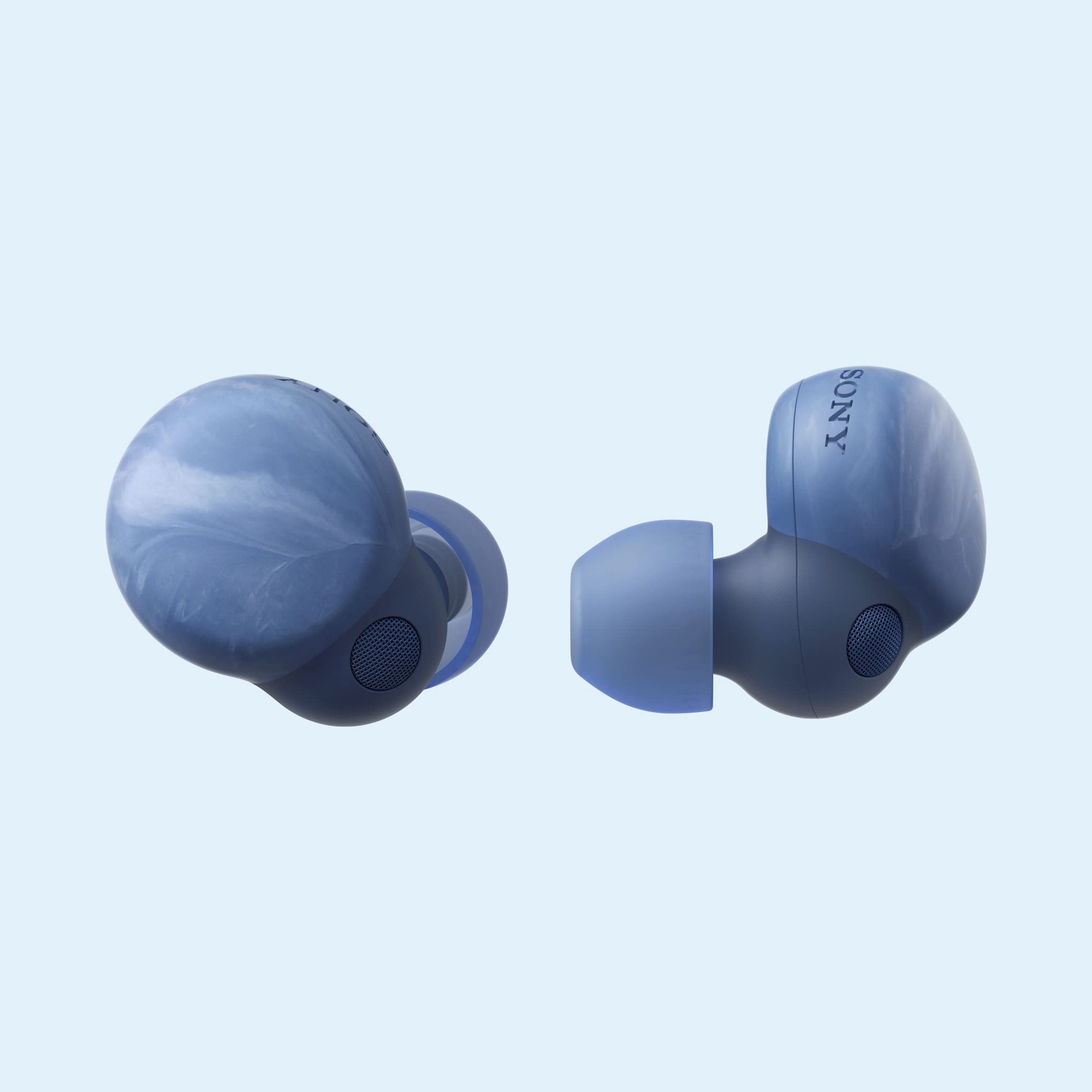 Sony LinkBuds S WF-LS900N Truly Wireless Noise Cancellation Earbuds Hi-Res Audio & 360 Reality Audio with Multipoint,Spotify Tap & Crystal Clear Calling ultralight weight Battery 20Hrs IPX4-Earth Blue 2