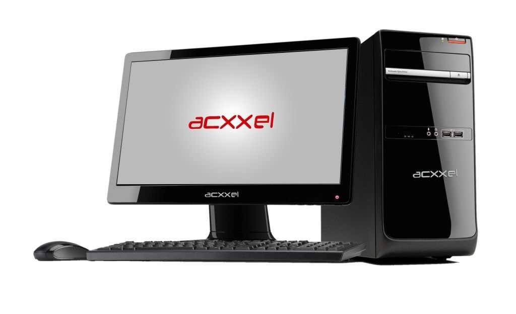 Acxxel Desktop Pentium Celron 2.41 Ghz 4GB DDR4 Ram 1TB Harddisk Keyboard & Mouse with 18.5 Moniter 1