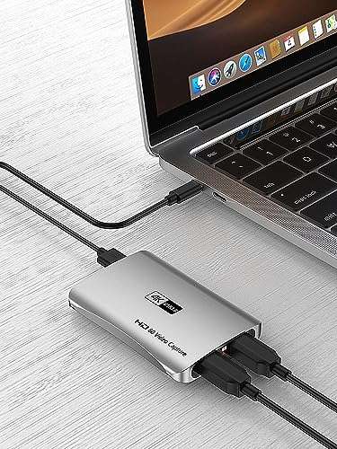 4K 30FPS Capture Card Recording HDMI to USB 3 Streaming Live Stream and Record for PS4 5 Nintendo Switch Video Recorder Box 4