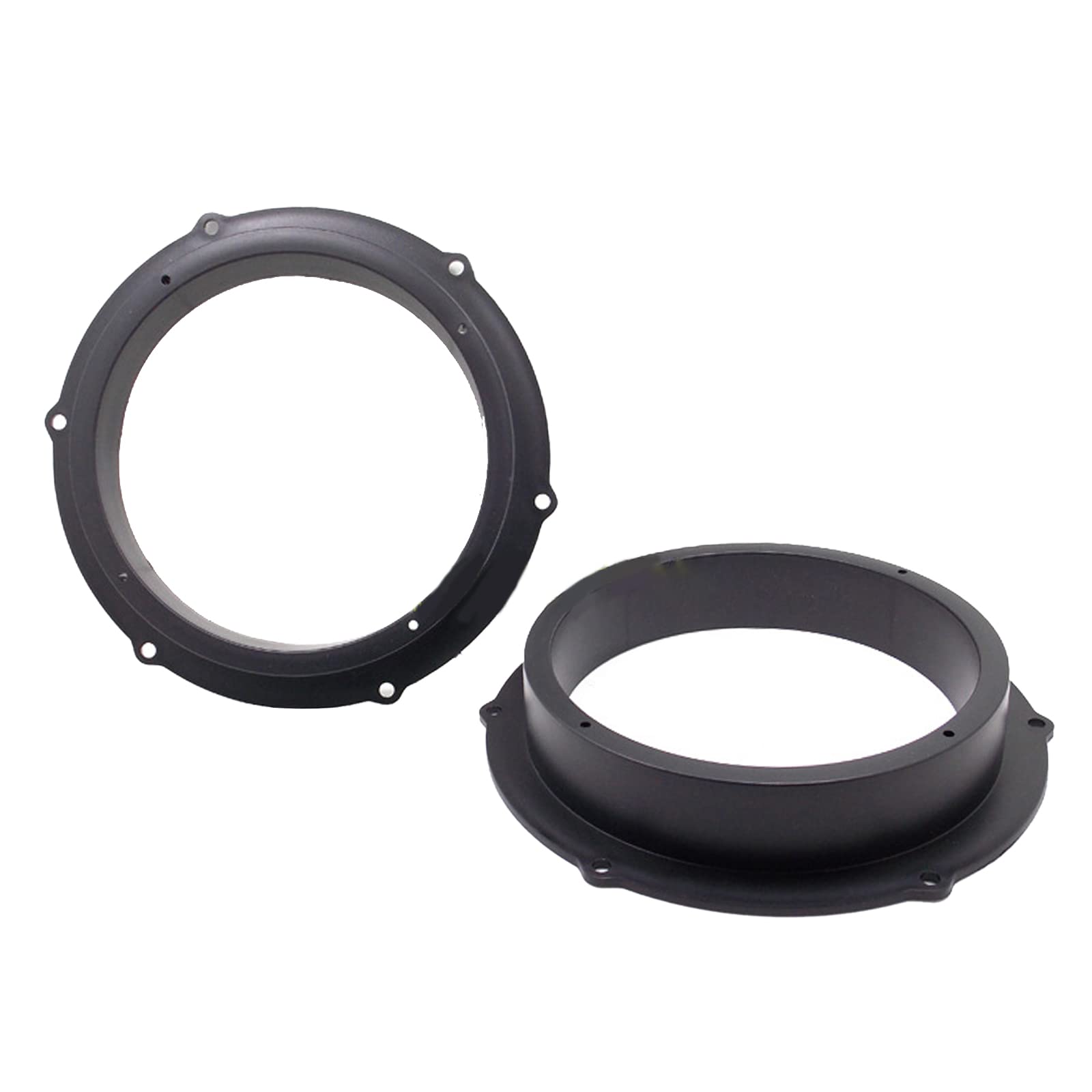 Yuly Universal 6.5 Inch Universal Car Stereo Speaker Spacer Plastic Mat Rings Bracket Holder Adapter for Car Truck 2pcs Speaker Spacer Rings 6.5inch Depth Extender Speaker Mounting Spacer Adaptor Car 1