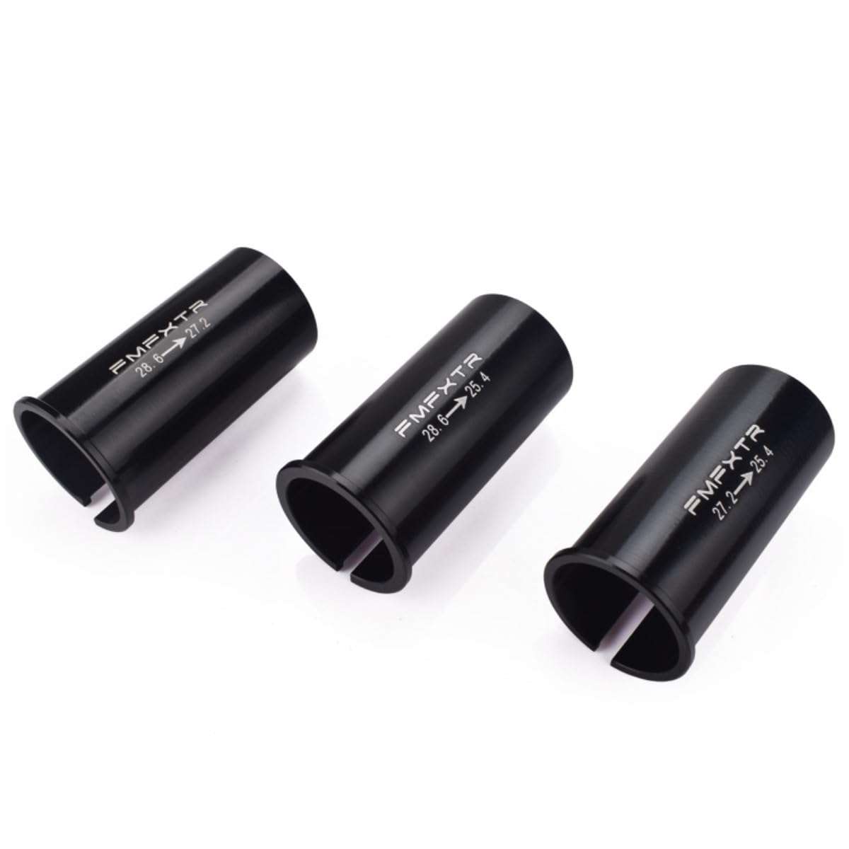 HOUSON Bicycle seat Post Shim, 60 mm seat Post reducing Sleeves Tube Adapter Bicycle Adapter for MTB BMX Mountain Bike Road Bike e-Bike 28.6mm to 25.4mm 4