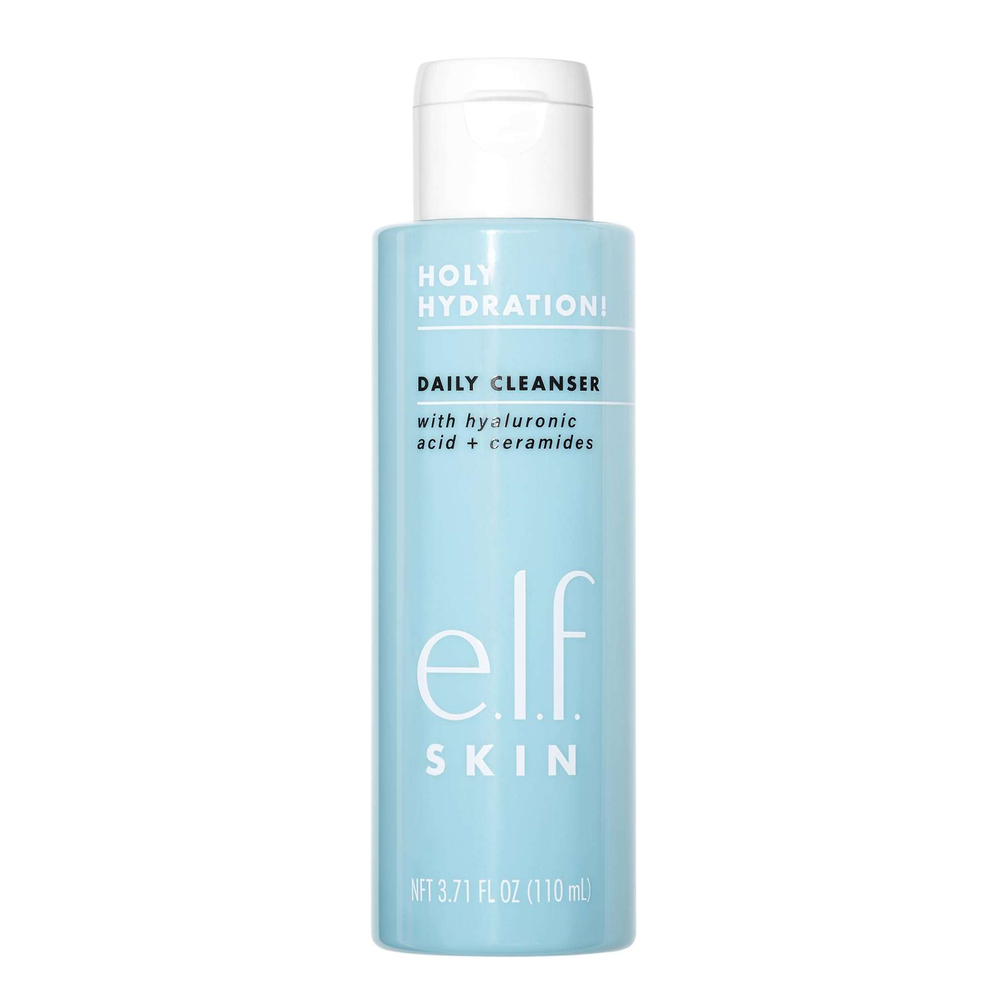 e.l.f. SKIN Holy Hydration! Daily Cleanser, Face Cleanser For Washing Away Excess Oil, Impurities & Makeup, Made With Hyaluronic Acid, Vegan & Cruelty-Free 1