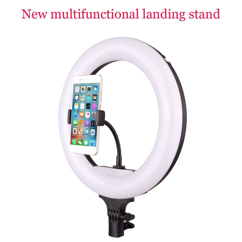 JION 16-Inch External Dimmable SMD Led Ring Light Lighting Kit, Mobile Phone Holder, Hot Shoe Adapter for Portrait YouTube Video Capture (No Carry Bag) 5