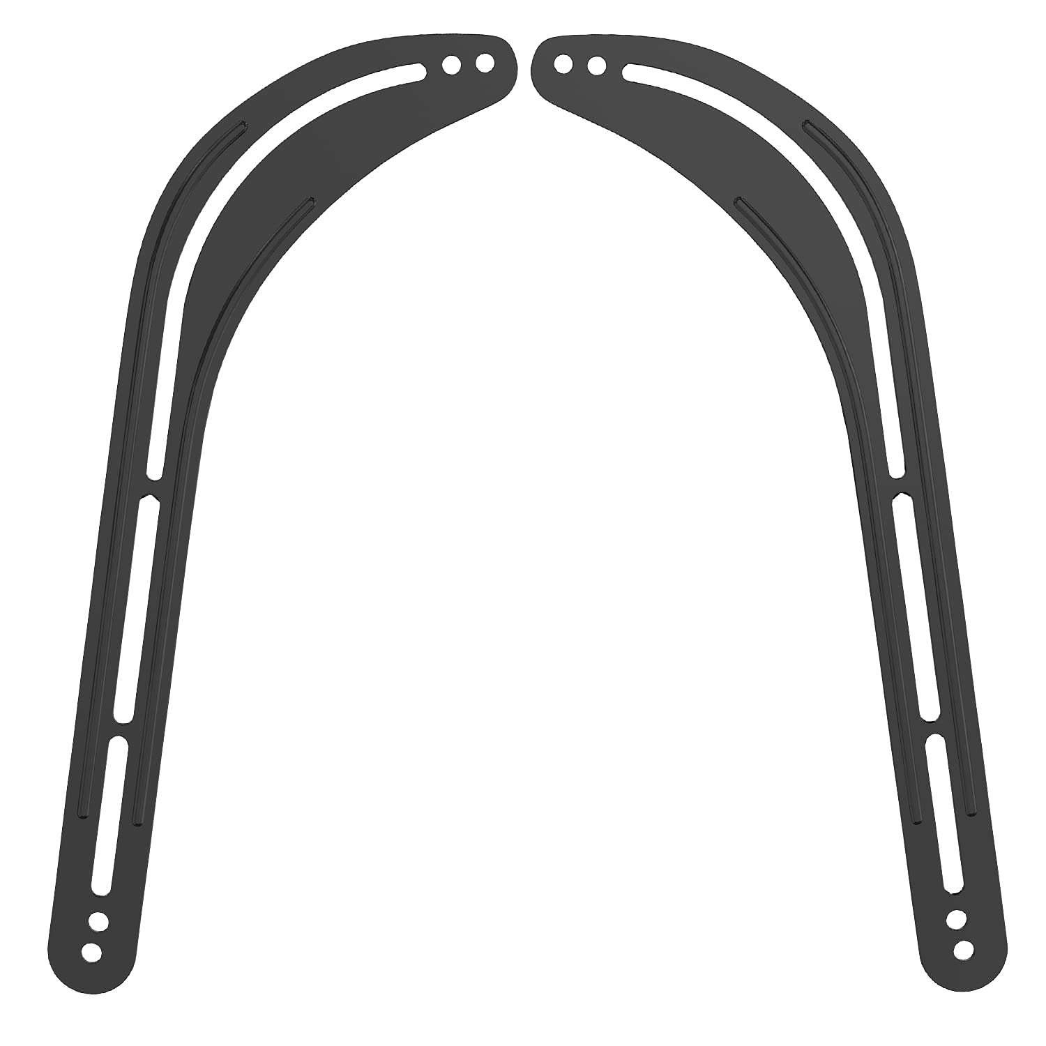 WALI Sound Bar Mount Bracket for Mounting Above or Under TV, Fits 32 to 70 inch TVs, 33 lbs. Weight Capacity (SBR201), Black 1