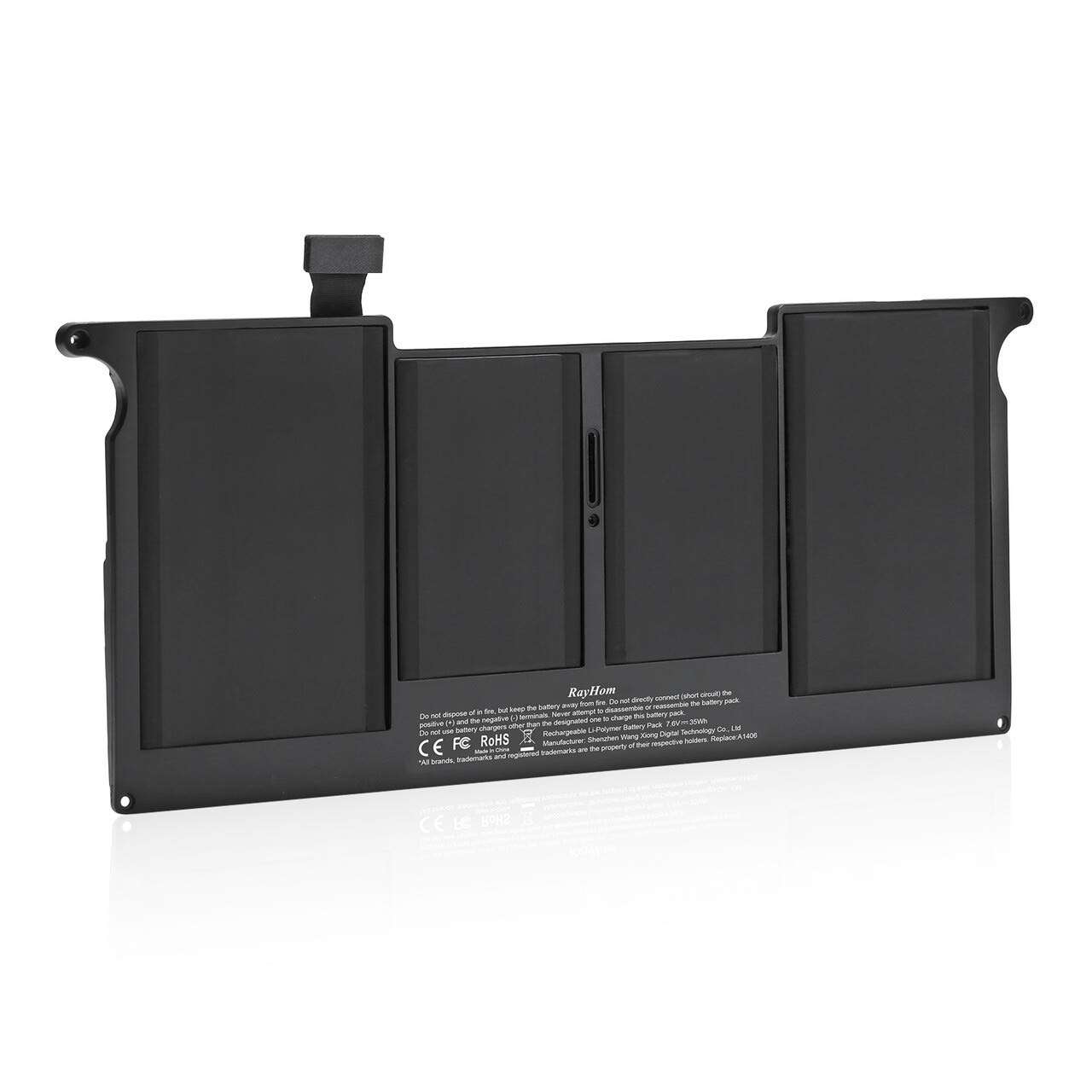 A1406 A1465 Laptop Battery - Battery Replacement for MacBook Air 11 Inch A1370 A1495 (Mid 2011 2012 2013 Early 2014 2015) 7.6V 35Wh 4