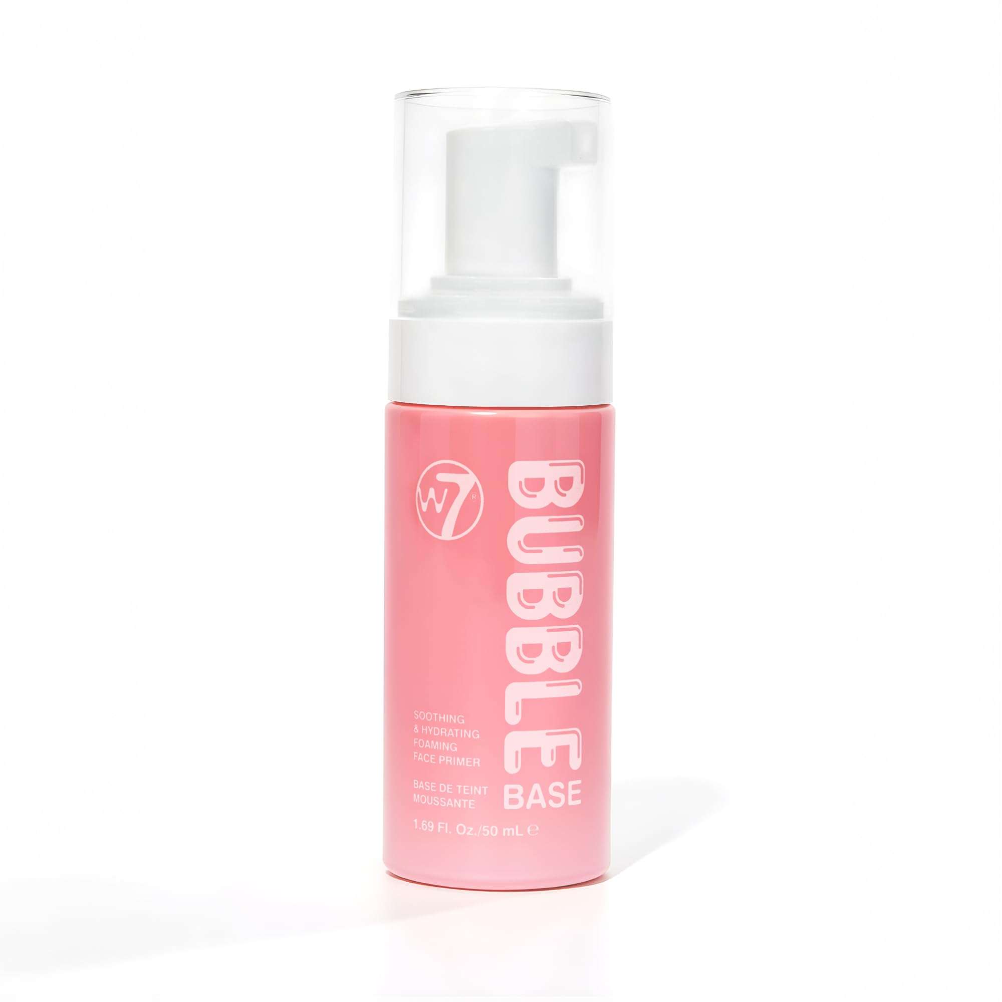 W7 Bubble Base Foaming Primer – Hydrating, Skin-Perfecting Makeup Base for a Smooth & Flawless Finish – Infused with Hyaluronic Acid & Aloe Vera to Nourish and Prime the Skin 1