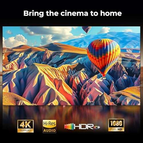 Projector-4K with WiFi and Bluetooth: [Google TV/1500 ANSI/Voice Control/Built-in Apps] Outdoor-Projector, Portable-Movie-Smart-Projector, Sovboi 1080P Home-Ceiling-Proyector 180° Stand/300 ''Display 4