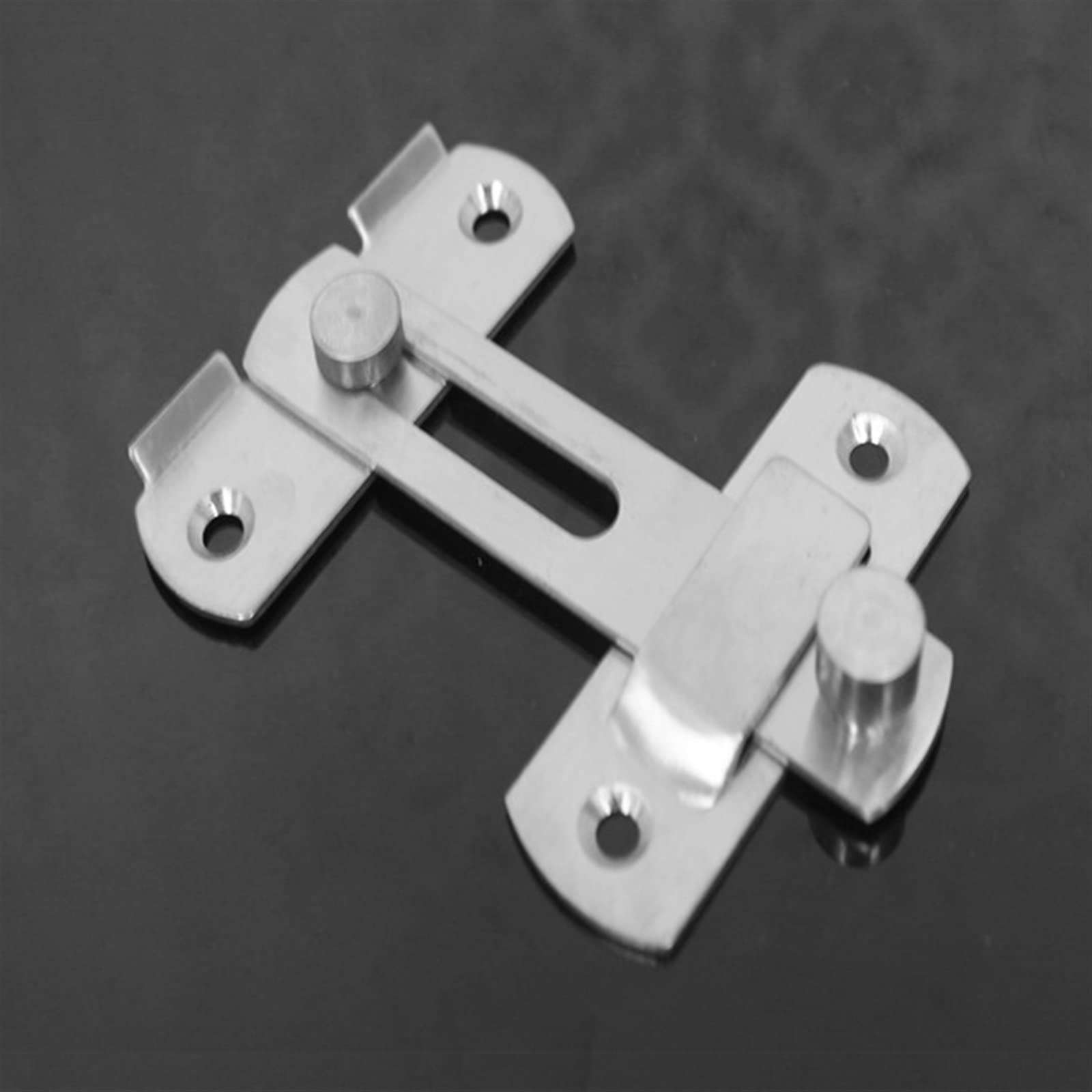MESKEL Window Door Lock Guard Latch Bolt Sliding Door Latch Anti Theft Safe Chain Stainless Steel Gate Hasp Security Hardware Hinges 4