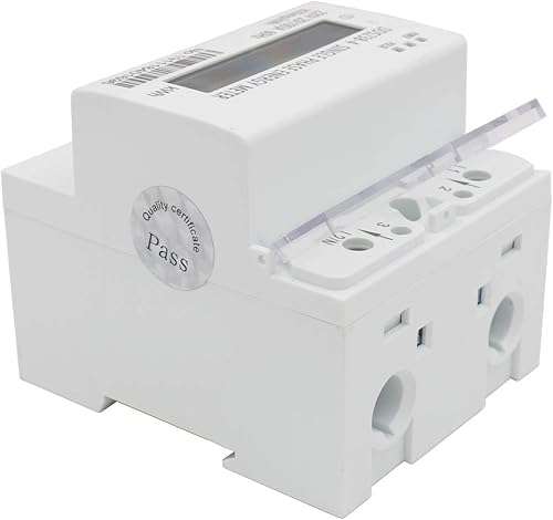 Baomain DDS238-4 20(100) Single Phase DIN-rail Type Kilowatt Hour kwh Meter 220V 60Hz 20(100) A 1pcs 5