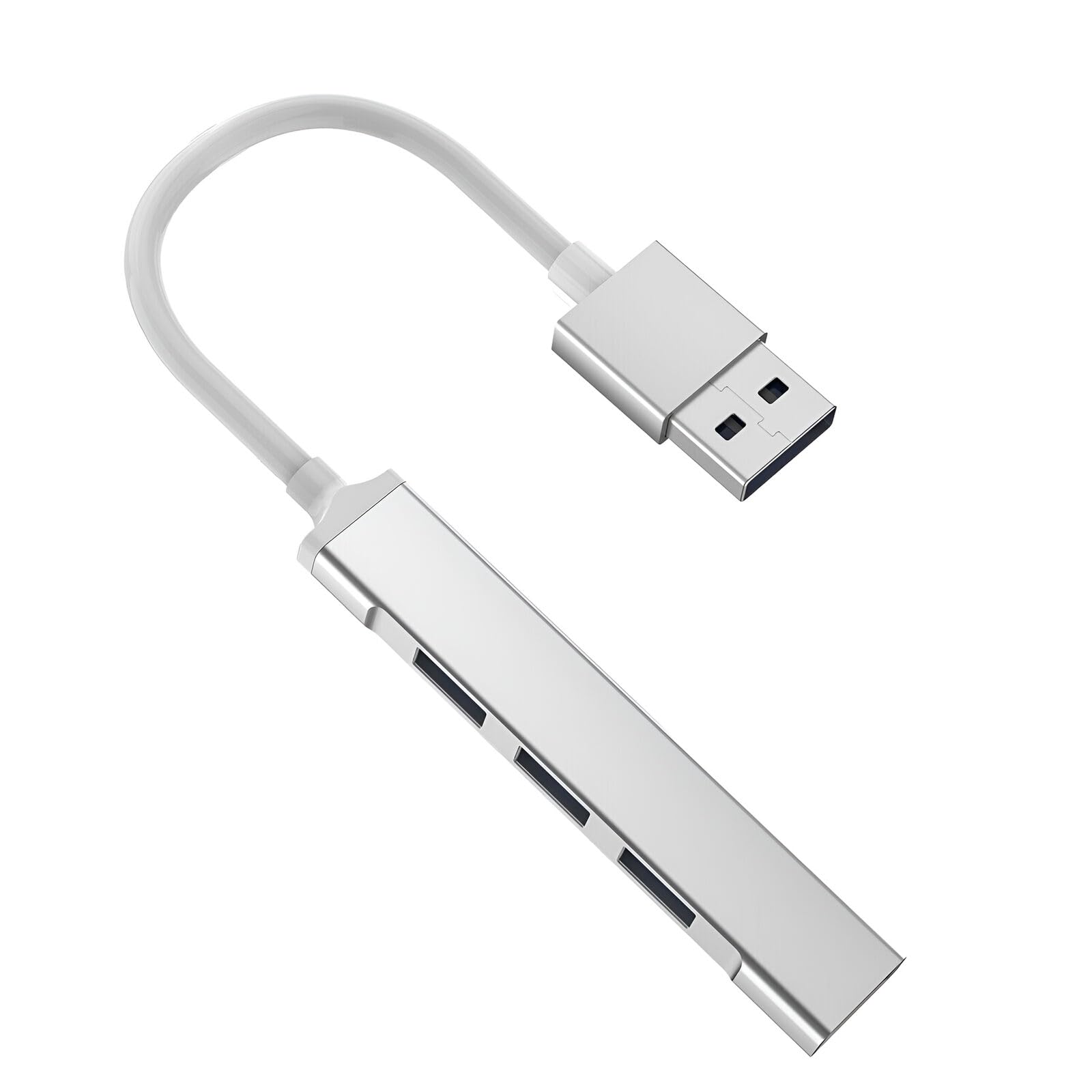 BBAUER USB 3.0 4 Port Hub Splitter for PC Mac MacBook Notebook Laptop Desktop Portable 1