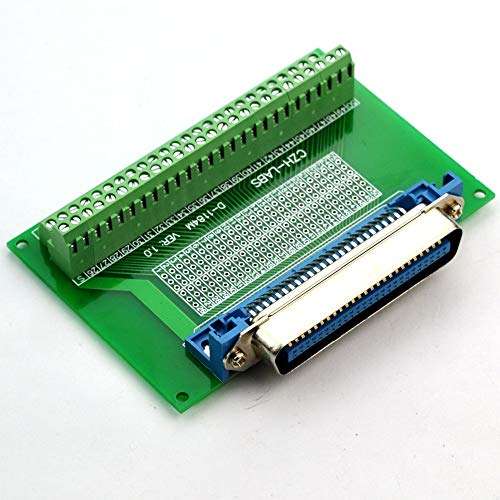 Davitu 50-Pin 0.085" Centronics Male Ribbon Connector Breakout Board. 4