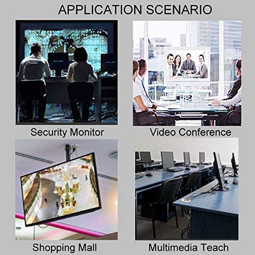 YOTOCAP 1080P SDI to HDMI Adapter Converter for CCTV SD HD and 3G SDI Signals to HDMI Adapter Female BNC to HDMI SDI Signals Display on HDMI 3