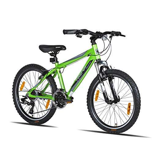 Firefox Bikes Cyclone 24T -21 Speed MTB Mountain Cycle (Green/Black) I V Brake I Ideal For : 9-12 Years I Frame size: 14 inchI Rider height : 4.6 feet to 5.6 feet, Unisex-Adult 2